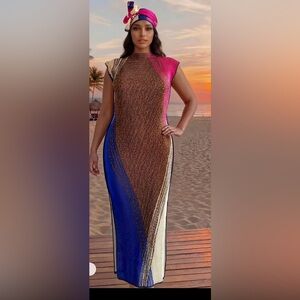 Multicolor  Dress one size